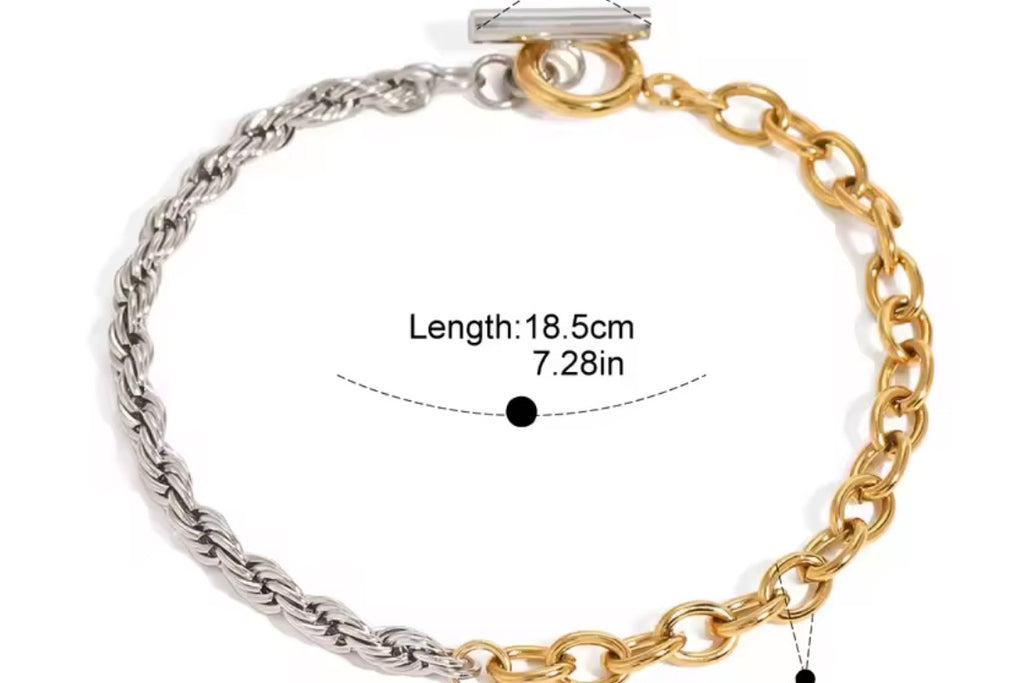 Luxe 5-Piece Bracelet Gift Box – Premium Mixed Set with 2 Silver Bracelet