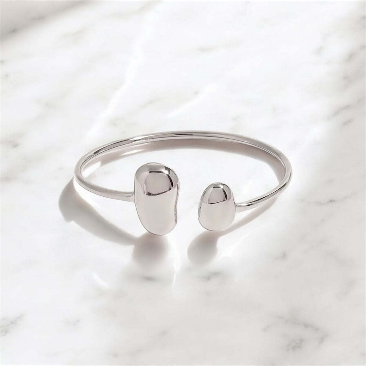 Open Bangle Bracelet Nin Tarnish